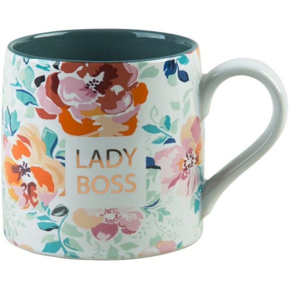 HOME ESSENTIALS Floral Lady Boss Mug